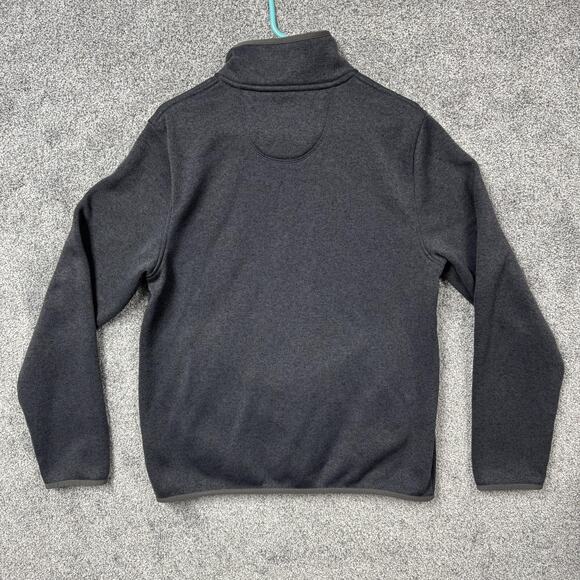 LL Bean Fleece Pullover Sweater M Slightly Fitted Gorpcore Outdoors Quarter Snap - Picture 10 of 12